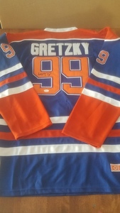 Item #99 - Wayne Gretzky signed authentic jersey