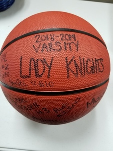 Lady Knights Signed Basketball