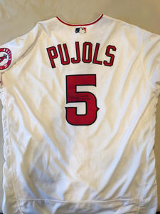 Albert Pujols signed Angels Jersey