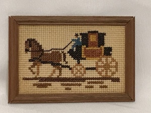 1” Scale Embroidered Amish Carriage