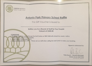 Golf voucher s300