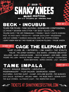 Shaky Knees 3-Day VIP (All Ages) - 2 Tickets