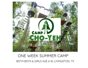 Camp Cho-Yeh ONE WEEK SUMMER CAMP