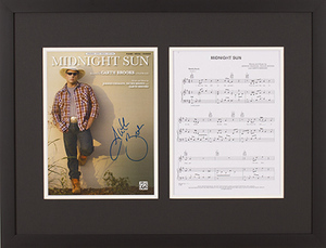 Garth Brooks Signed Sheet Music