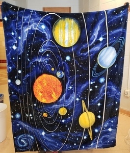 Solar System Throw Blanket