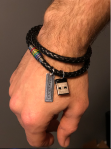 LIMITED EDITION USB Pride Bracelet (18" Wrap)