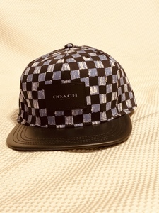 Coach Dusk Multi Checker Baseball Cap