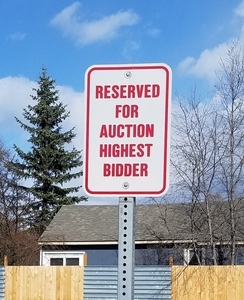 Reserved parking lot