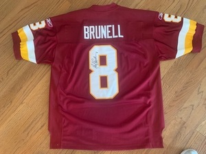 Signed Vintage Official Redskins Jersey (Brunell)