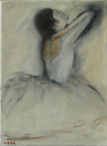 Ballerina, manner of Degas