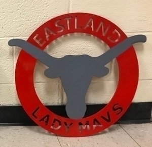 Lady Mav Metal Sign