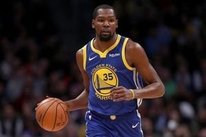 Kevin durant center signed basketball s300
