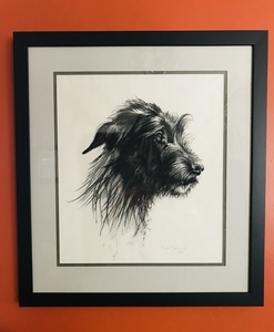 Charcoal Portrait of Samson