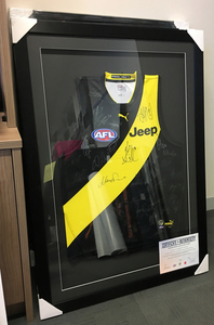 Richmond Football Club 2019 Home Guernsey (framed)