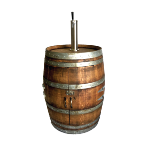 Burgundy Oak Beverage Dispenser