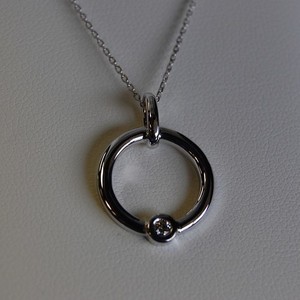 Americus Diamond Circle of Support Diamond Pendant