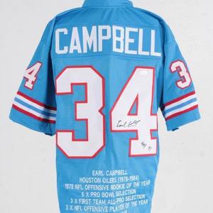 SM29- EARL CAMPBELL AUTOGRAPHED JERSEY