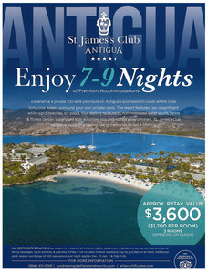 7-9 days at St. James Club Antiqua