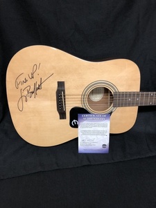 Autographed Jimmy Buffett Acoustic Guitar