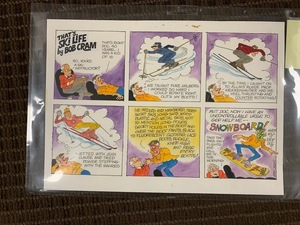 Bob Cram "Original Art" Cartoon