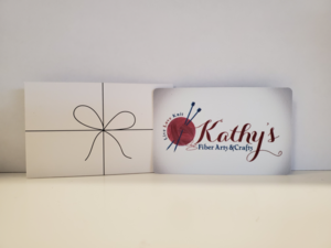 $50 Gift card for Kathy’s Fiber Arts Studio