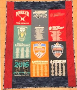 Beautiful Mercer Regatta T-shirt Quilt!