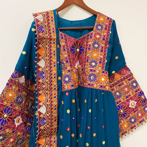 Handmade Afghan Dress - 3 Pieces