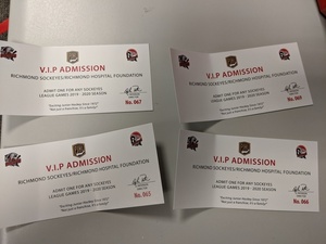 4 tickets to ANY Richmond Sockeyes Home Game