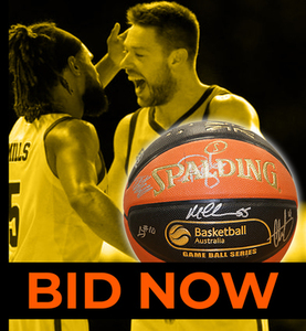 Basketball Australia Ball SIGNED by Aus Boomers