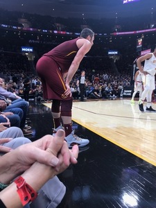 Courtside with the Cavs