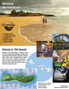 Molokai Holiday Package