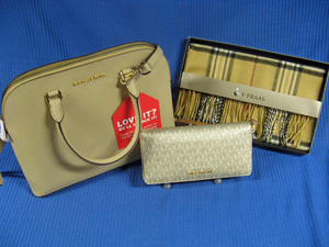 Michael Kors Purse, Travel Continental & Scarf