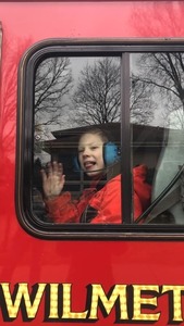 Ride in a Firetruck to School