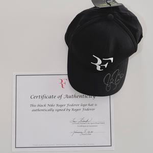 Nike Tennis Hat, signed by Roger Federer