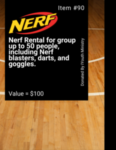 NERF Rental for up to 50