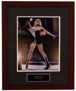 Autographed Lady Gaga