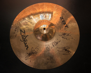 Cymbal Signed by Michael McDonald + MORE