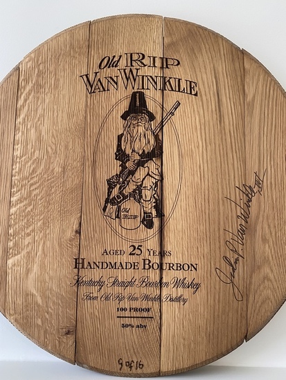 Old Rip Van Winkle Bourbon Barrel Head #9 of 16 #3