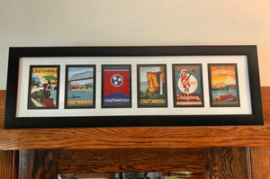 Spirit of chattanooga framed medley pop art print s300