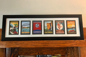 Spirit of Chattanooga Framed Medley Pop-art Print