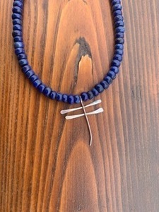 Lapis & Dragonfly Necklace