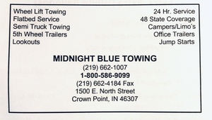 Midnight Blue Towing