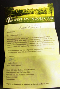 Golf for Four: Westhaven Golf Club