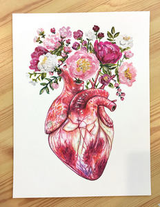 Hearts in Bloom 2 - 8x10 Print