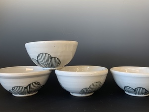 Four Dreamy Cloud Bowls