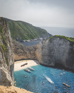 Chase Price Grecian Cliffside - "Shipwreck" Beach