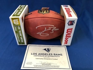 Todd Gurley Autographed Football