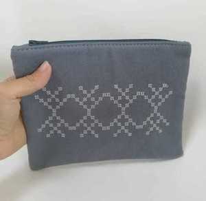 Classy high-end embroidered pouch