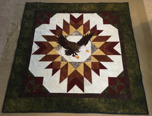 Quilted Eagle Wall Hanging