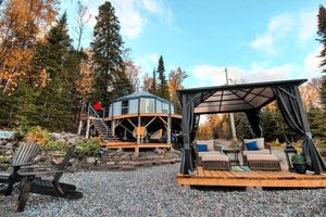 Stylish Yurt with Lake Views